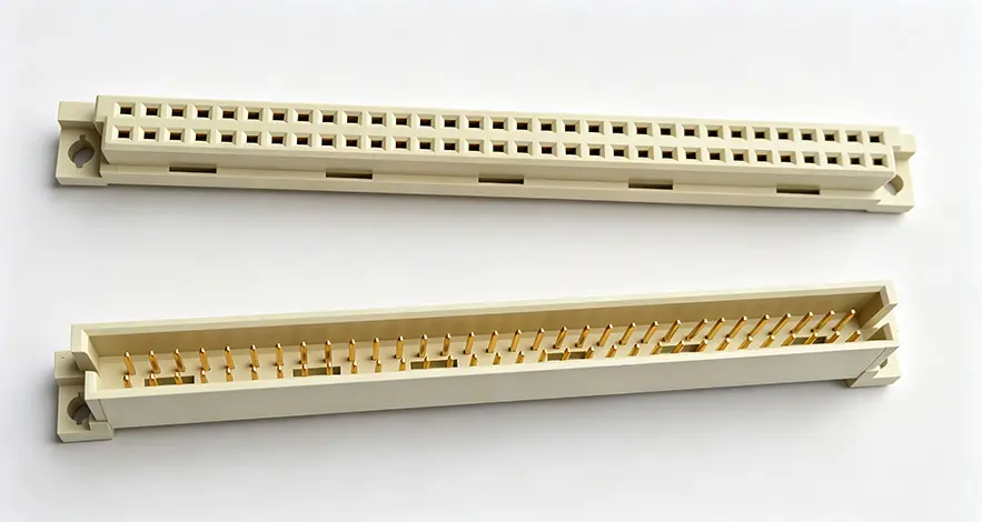 DIN 41612 Type B connector — 2-row, 64-position