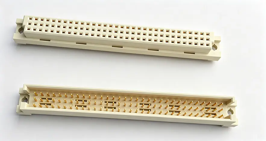 DIN 41612 Type C connector — 3-row, 96-position