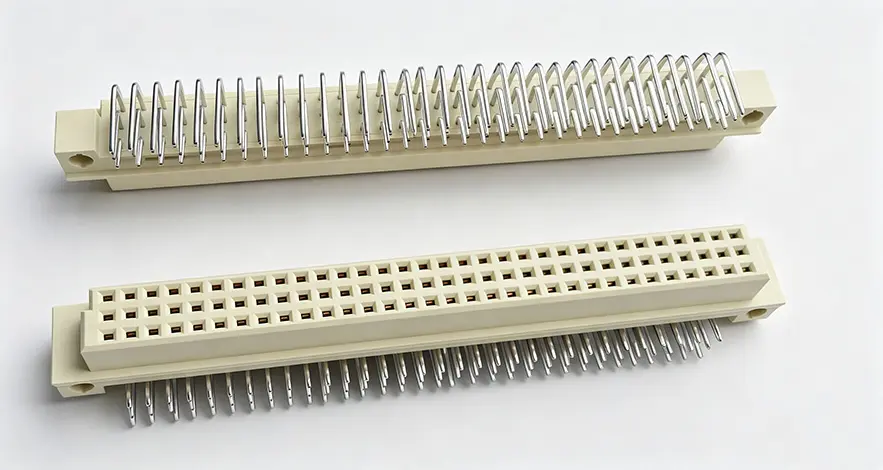 DIN 41612 female receptacle connector